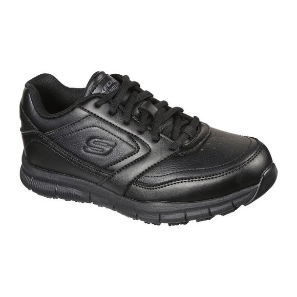 Skechers Slip Resistant Work Relaxed Fit Nampa - Black Womens Sz 7.5 - Picture 5 of 5